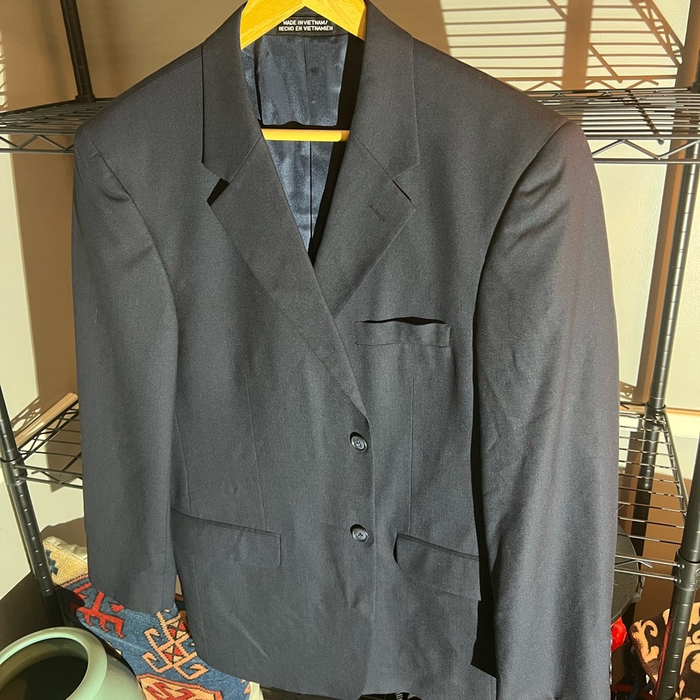 Stanford Classic Wool Navy Blazer 41R